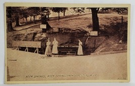 WV Chester Rock Springs Park, Women at Springs Water Trough c1911 Postcard T6 - £7.15 GBP