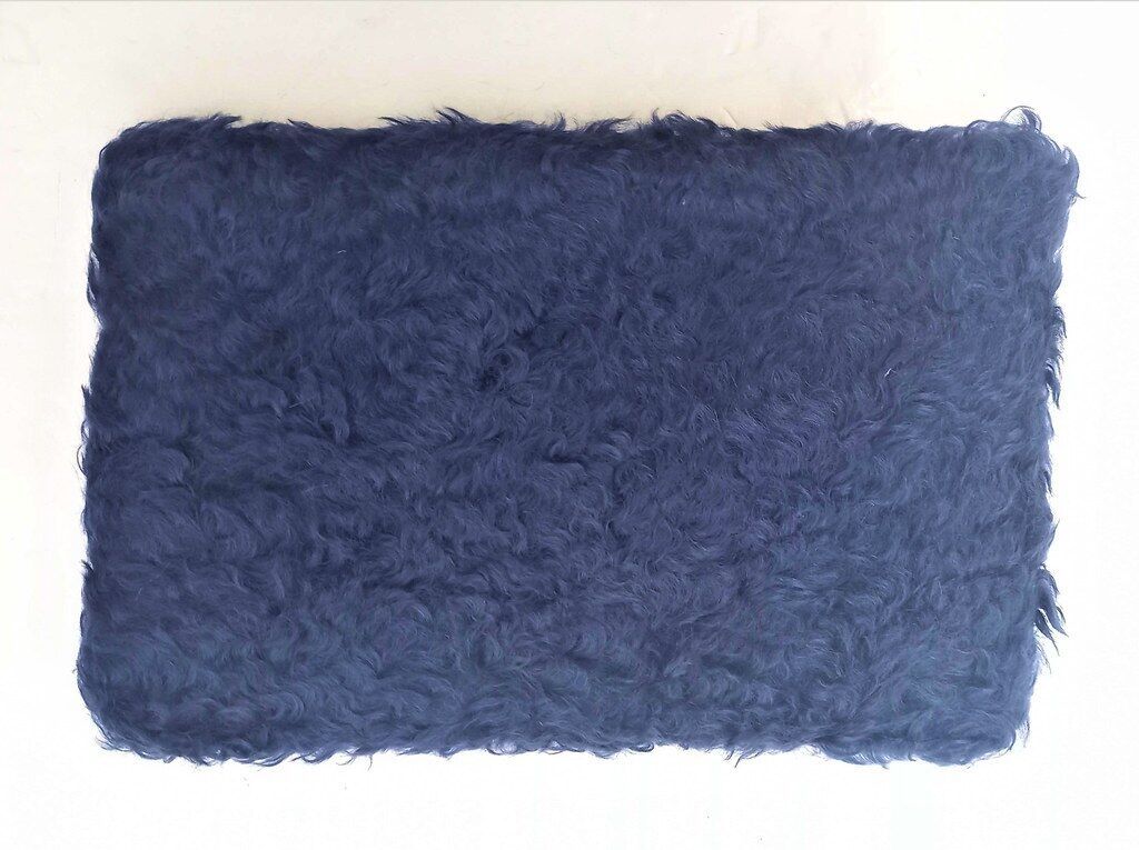 Primary image for DOUUOD Womens Makeup Bag Soft Fur Arancia Dark Blue Size 13'' X 9'' 170413