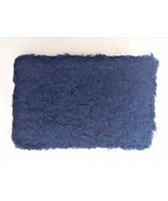 DOUUOD Womens Makeup Bag Soft Fur Arancia Dark Blue Size 13&#39;&#39; X 9&#39;&#39; 170413 - £51.04 GBP