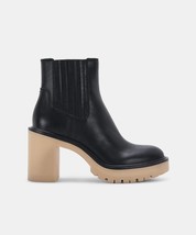 Dolce Vita Caster h2o Booties In Black Leather - £74.50 GBP