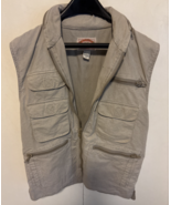 Vintage Banana Republic Safari 1980&#39;s Photojournalist Camera Vest Beige ... - $120.50 CAD