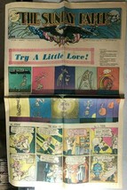 THE SUNDAY PAPER #1 (1972) scarce newspaper with color underground comix - £38.92 GBP