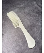 Vintage Goody Super Comb Unbreakable White 1989 Hair Plastic Salon 8.5&quot; - $16.82