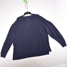 Magellan Men&#39;s Navy Blue Long Sleeve Thermal Henley Shirt Size XL - $13.04