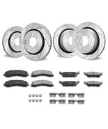 VEVOR Drilled Slotted Front&amp;Rear Brake Rotors Pads Kit for 2012-2020 For... - $510.14 CAD