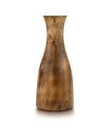 Nature Inspired 10-inch Milk Bottle Shaped Mango Tree Wooden Vase - £21.78 GBP