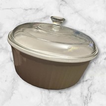Corning Ware French White 2.5 Liter ( 2 1/2 Quart) Round Casserole Dish,... - $6.21