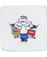 Embroidered Cushion Pillow Cover Marine Art Release Flags Outdoor Marine... - $47.95 CAD