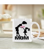 Ceramic Mug – 11 oz White Coffee Mug – Mother&#39;s Day Gift - Mom Heart - £10.13 GBP