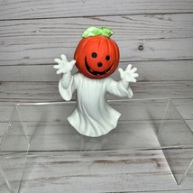 Treasure Masters Halloween Jack O Lantern Pumpkin Head Ghost Home Decor Figure - £11.88 GBP