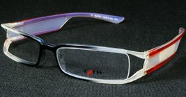 Exess N497 6456 Black /PEARL Blue /RED Unique Eyeglasses 55-15-125 Italy (Notes) - $59.40