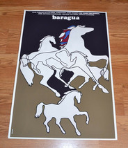 24x36&quot; Movie Poster 4 Cuban film Baragua.Running Horses race.Equine art.LAST 1 - £37.57 GBP