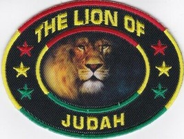 THE LION OF JUDAH 3x4 SEW/IRON PATCH PANTHER CHEETAH LEOPARD PUMA TIGER ... - £8.77 GBP