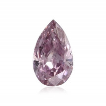 Real Pink Diamond - 0.08ct Pear Shape Natural Loose Fancy Purple - £528.15 GBP