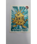 Sticker #125 Electabuzz Pokemon Panini Brazil 1998 - $2.99