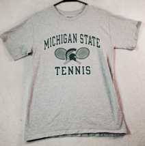 Michigan State Spartans Champion Shirt Unisex Small Gray Short Sleeve Football - £8.27 GBP