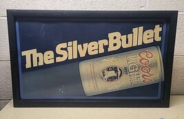 VtgCoors The Silver Bullet Light Up 25" Bar Beer Sign 1988 KCS Ind. USA ... - $69.22