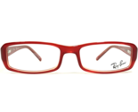 Ray-Ban Gafas Monturas RB5083 2182 Transparente Rojo Rectangular Complet... - $74.44