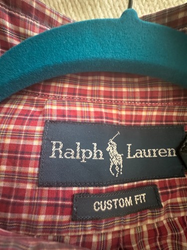 Ralph Lauren Cotton Red Check Button Down Shirt SZ M NWOT Item image 4