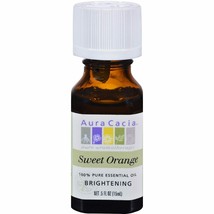 NEW Aura Cacia Essential Oil Sweet Orange 0.5 Fl Oz Packaging May Vary - £6.30 GBP