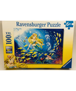 Ravensburger Jigsaw Puzzle Mermaid and Fish 19 X 14 Complete 100 Piece - $10.36