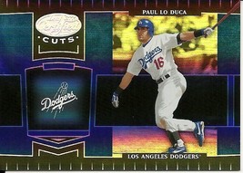 2004 Leaf Certified Cuts Marble Blue Paul LoDuca 104 Dodgers 43/50 - £1.98 GBP