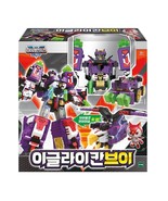 Miniforce Eagle Lycan V Wolf Transforming Action Figure Robot Korean Car... - $146.28 CAD