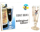 6 Fernet Branca Italian Shot Glasses &amp; 1 Fernet Pin - £70.58 GBP