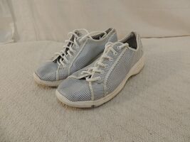 NURSE MATES ALL DAY COMFORT DAISY SHOES 255787 WOMEN'S sz11 WHITE/BLUE W... - $11.09