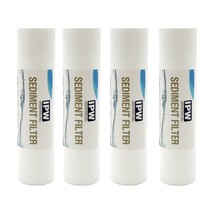 IPW Industries Inc. 4-Pack of 5 Micron 10&quot; Sediment Water Filter Replacement Car - £12.64 GBP