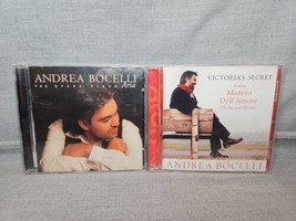 Lot of 2 Andrea Bocelli CDs: Aria: Opera Album, Mistero Dell&#39;Amore Victoria&#39;s  - £6.38 GBP