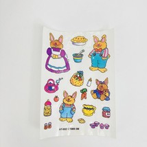 VINTAGE 1989 Bunny Rabbit Family Cooking Baking Stickers - $8.57