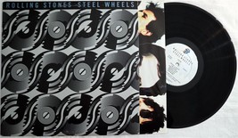 ROLLING STONES Steel Wheels LP Vinyl 1989 NM-/VG+ - £33.54 GBP