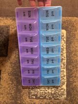 Pack Weekly Pill Box Organizer Twice a Day 7 day AMPM Organizer Case Med... - $11.88