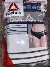 Reebok ~ Women&#39;s Hipster Underwear Panties Nylon Blend 4-Pair (B) ~ XL - £17.29 GBP