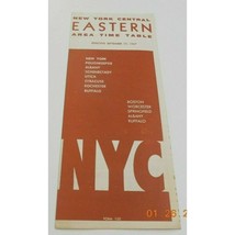 New York Central Railroad Eastern Area Time Table Boston Albany Springfield 1967 - £7.15 GBP