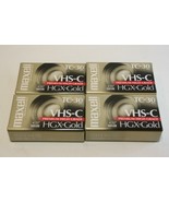 Lot of 4 Maxell VHS-C HGX-GOLD TC-30 Premium High Grade Camcorder New Se... - £11.70 GBP