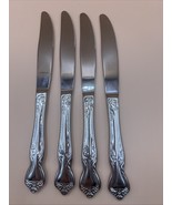 Oneida AZALEA Stainless Floral Glossy Dinner Knives Solid Handle 9.25” S... - $295.07 MXN