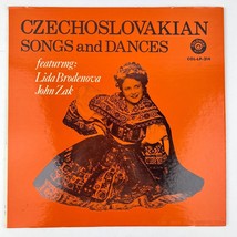 Lida Brodenova, John Zak – Songs And Dances From Czechoslovakia Vinyl LP LP-214 - £19.46 GBP