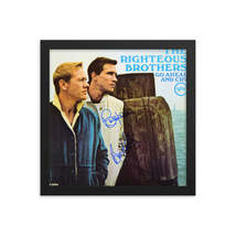 The Righteous Brothers signed Go Ahead And Cry single album Reprint - £66.70 GBP