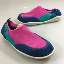 Pro Spirit Womens 8 Blue Pink Teal Water Shoes Made in USA - £15.82 GBP