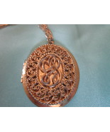 Vintage  PARKLANE gold color LOCKET and chain - $21.99