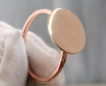 Solid Pure Copper Minimalist Healing Ring, Handmade, Unisex, circle Ring - $16.70+