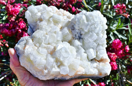 Xl Apophyllite w/ Stilbite Mineral Specimen * 10x6x4&quot; 8 Lbs * Deccan Trap India - £120.29 GBP