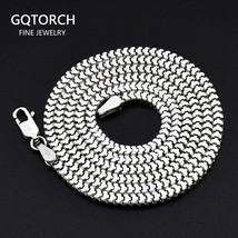 925 Sterling Silver Round An Snake Chain Necklace For Men Women Vintage Thai Sil - £44.39 GBP