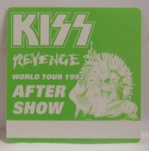 KISS - VINTAGE ORIGINAL 1992 CONCERT TOUR CLOTH BACKSTAGE PASS - $10.00