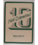 NEIL DIAMOND - VINTAGE ORIGINAL CONCERT TOUR CLOTH BACKSTAGE PASS  *LAST... - £7.91 GBP