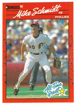 1990 Donruss #643 Mike Schmidt Philadelphia Phillies All Time Great - £1.25 GBP