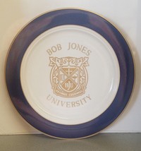 Bob Jones University Seal + Motto &quot;Petimus Credimus&quot; Collectible Plate - £8.28 GBP