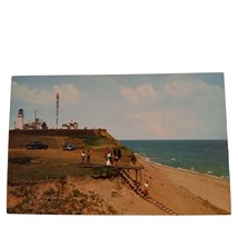 Postcard Highland Lighthouse On Cape Cod Massachusetts Chrome Unposted - £5.43 GBP